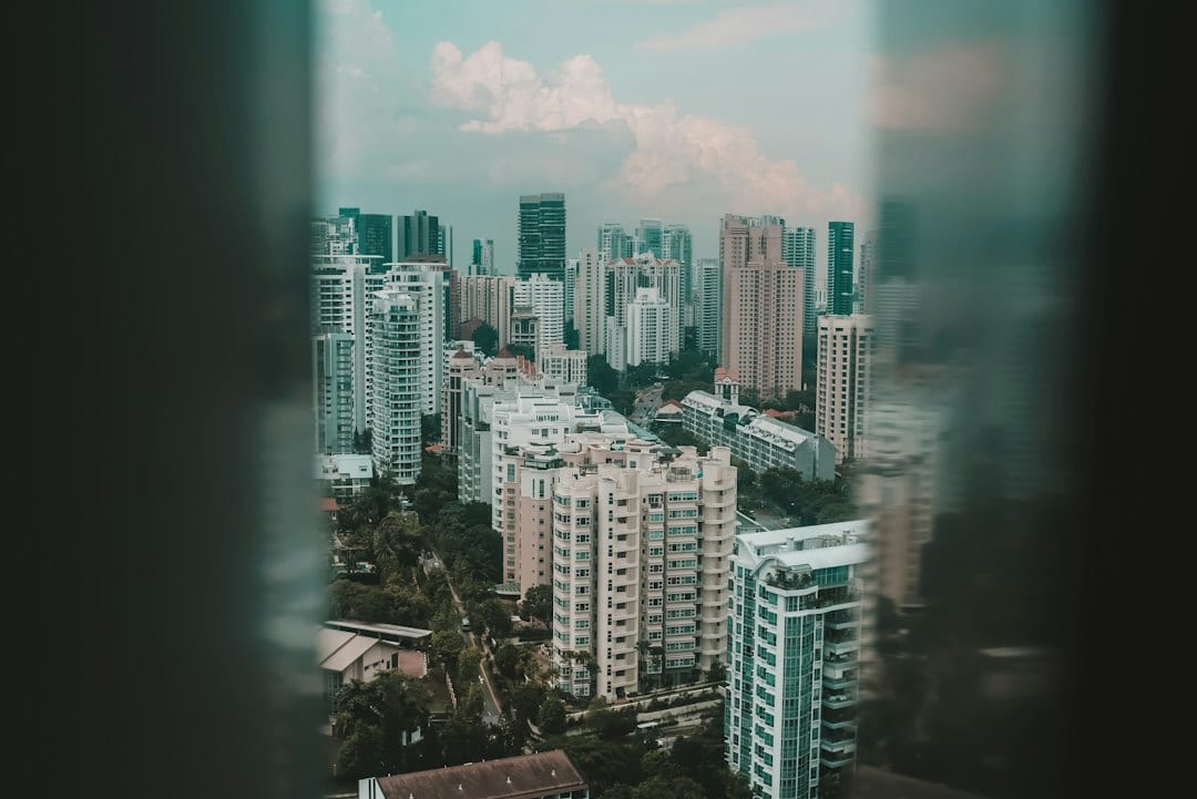 Property consultation with city view